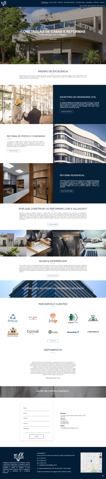 Projeto Construtora Villagio