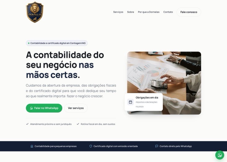 Site da Dornelas Consultoria
