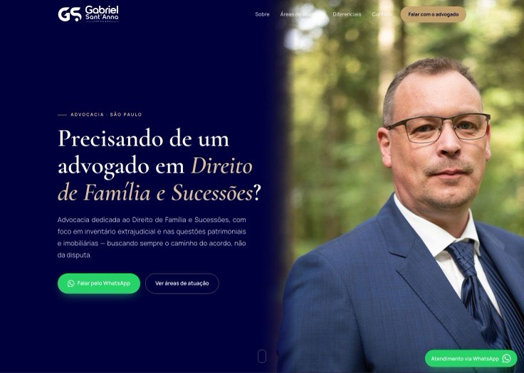 Site do Gabriel Sant'Anna Advogado