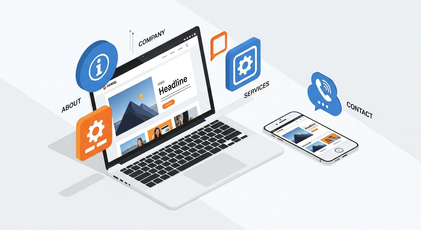 O que é site institucional? Para que serve e o que ele precisa ter ilustração 1